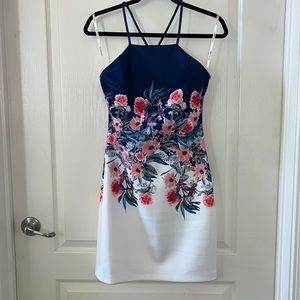 Guess Floral Mini Dress, size 6
